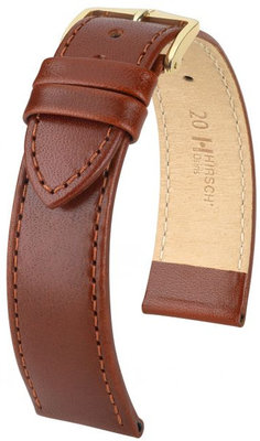 Correa de piel marrón Hirsch Osiris M 03475115-1 (Teletina)