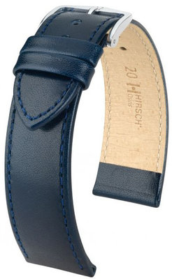 Correa de piel azul oscuro Hirsch Osiris L 03475080-2 (Teletina)