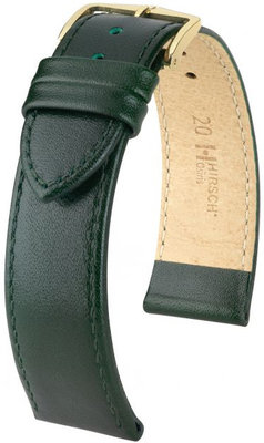 Correa de piel verde Hirsch Osiris L 03475040-1 (Teletina)