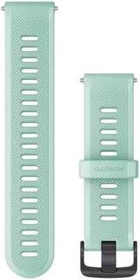 Correa Garmin Forerunner 745, silicona, azul turquesa, hebilla negra