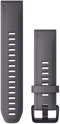 correa de silicona Garmin 20mm, Shale Grey, Quick Fit, 010-13011-00