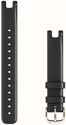 correa de cuero Garmin 14mm (para Lily), negro V1, 010-13068-A5