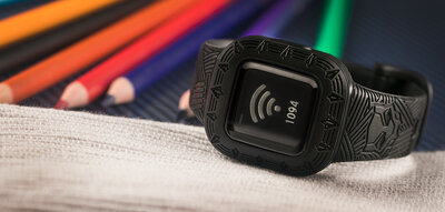 Correa de plástico Garmin (para Vívofit junior 3), negro, Marvel, Black Panther, 010-12666-40