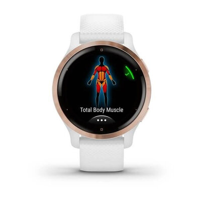 Garmin Venu 2S Rose Gold / White Band