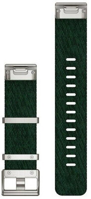Correa de nailon Garmin 22mm (para Garmin Fenix 8/7/6 (47mm), Epix 2, etc.), verde, QuickFit, 010-13008-00