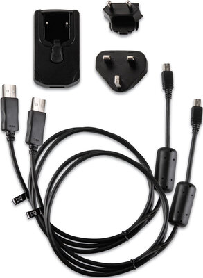 Adaptador de CA Garmin (cargador USB) con cables USB