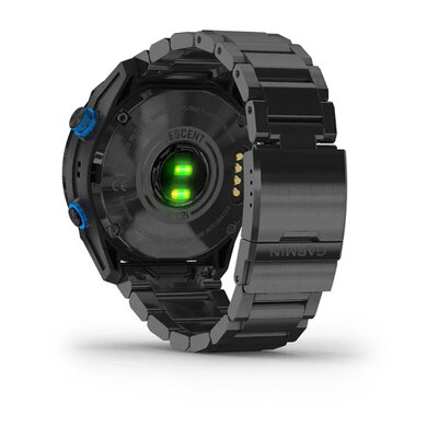 Garmin Descent Mk2i Sapphire Titanium, Titanium band, T1 Bundle