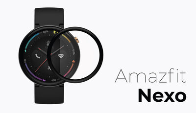 Cristal protector 3D Mosh Tempered Glass Protector 0.3mm para Amazfit Nexo