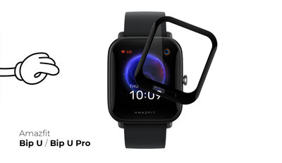 Cristal protector 3D Mosh Tempered Glass Protector 0.5mm para Amazfit Bip U / Bip U Pro