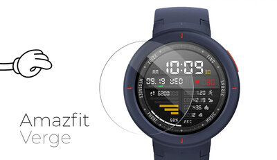Cristal protector Mosh Tempered Glass Protector 0.3mm para Amazfit Verge