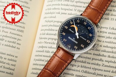 MeisterSinger Lunascope Automatic Moon Phase Date LS908G_SG03