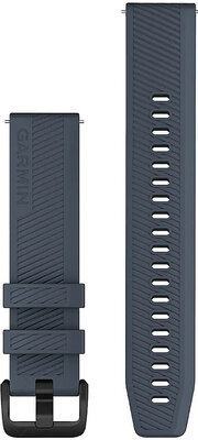 correa de silicona Garmin 20mm (para Venu, Venu Sq, Venu 2 plus etc.), azul V1, Quick Release, 010-13076-01