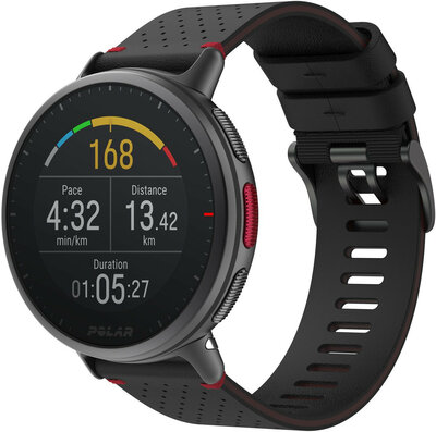 Polar Vantage V2 Shift HR M/L negro y rojo