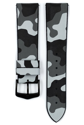 correa de caucho Hirsch John L 0925088030-5, camuflaje, caucho natural, longitud L, Quick Release