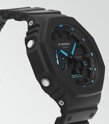 Casio G-Shock Original GA-2100-1A2ER Carbon Core Guard Utility Black Series