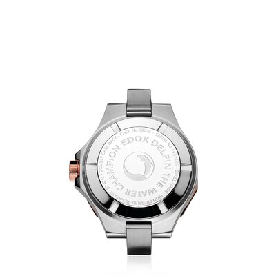 Edox Delfin Diver Date Lady 53020-357rm-ror