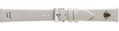 Correa de cuero Morellato Emotion S 5331C47.800, blanco, Quick Release