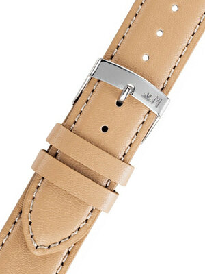 Correa de piel beige Morellato Grafic M 0969087.026