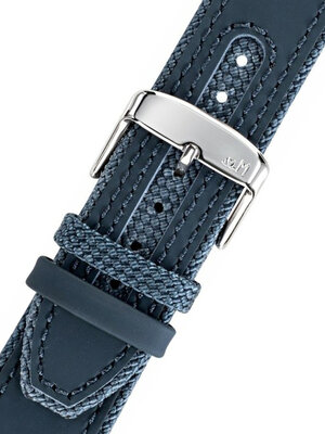 Correa azul Morellato Hydrospeed 5395B55.062 M (textil, piel, plástico/caucho)