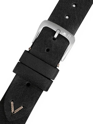 Correa de piel negra Morellato Pollock M 5535D41.019