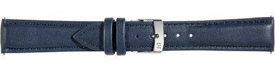 correa de cuero Morellato Trend 5050C47.061 S, azul, eco-cuero, Quick Release