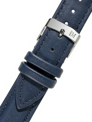 Correa de piel Morellato Trend 5050C47.061 S, azul, piel ecológica, Quick Release