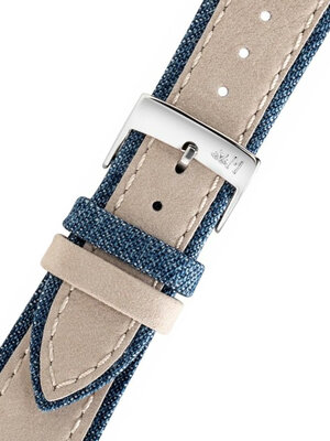 Correa azul y beige Morellato Vecellio 5332C38.026 M (textil, cuero)