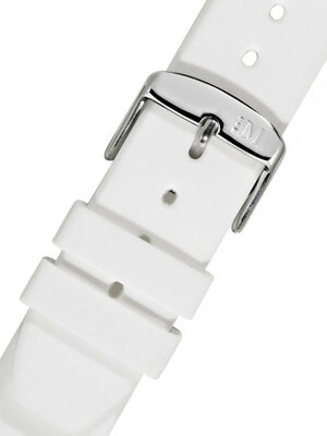 Correa blanca Morellato Lugano Rubber M 5183556.017 (plástico/caucho)