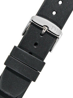 Correa negra Morellato Lugano Rubber M 5183556.019 (plástico/caucho)
