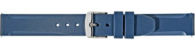 correa de caucho Morellato Lugano Rubber 5183556.061 M, azul, Quick Release