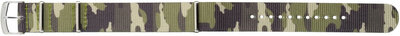 Correa textil Morellato Band L 3972A74.872, verde/camuflaje, NATO