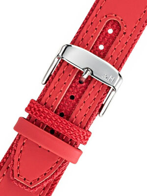Correa roja Morellato Hydrospeed 5395B55.083 M (textil, piel, plástico/caucho)