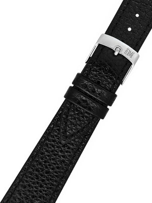 Correa de piel negra Morellato Dublino 0753333.019 L
