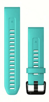 correa de silicona Garmin 20mm (para Garmin Fenix 8/7S/6S (43mm), etc.), azul V1, QuickFit, 010-13102-05