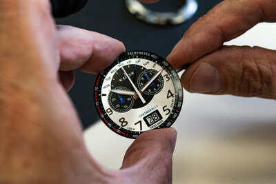 Edox Chronorally Chronograph 38001-tinnbu-bn BMW Limited Edition 2000pcs (+ correa de repuesto)