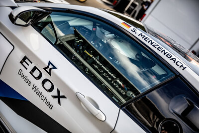 Edox Chronorally Chronograph 38001-tinnbu-bn BMW Limited Edition 2000pcs (+ correa de repuesto)