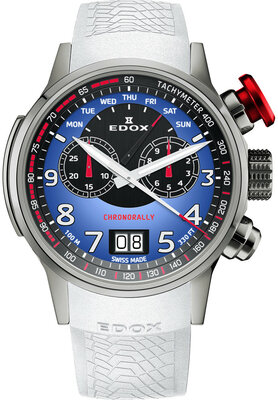 Edox Chronorally Quartz Chronograph 38001 TINR BUDN BMW Limited Edition 2000pcs (+ correa de repuesto)