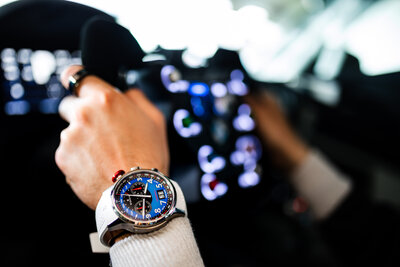 Edox Chronorally Quartz Chronograph 38001 TINR BUDN BMW Limited Edition 2000pcs (+ correa de repuesto)