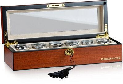 Caja de reloj Designhütte Auckland Cherry 70005-153