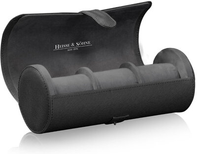 Caja de reloj Heisse & Söhne Rondo 3 70019-95, negra