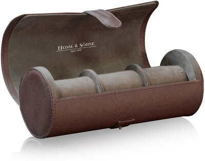 Caja de reloj Heisse & Söhne Rondo 3 70019-96, Marrón