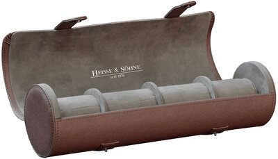 Caja de reloj Heisse & Söhne Rondo 5 70019-98, Marrón