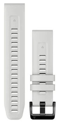 Correa de silicona Garmin 22mm (para Garmin Fenix 8/7/6 (47mm), Epix 2, etc.), blanco V1, QuickFit, 010-13123-00
