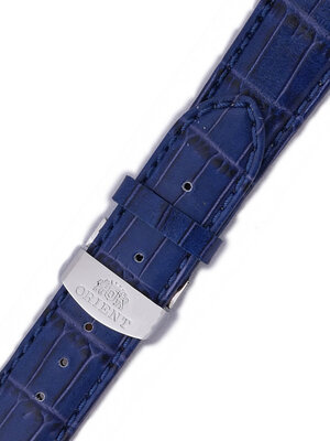 Correa de cuero Orient UDCGTSD 22mm (para model CEX0P), azul