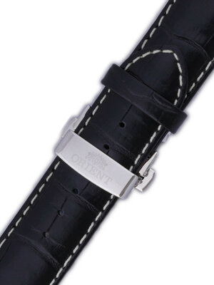 Correa de cuero Orient UDCVWSB 24mm (para model FETAC), negro