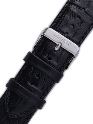 correa de cuero Orient UDEAJSB 24mm (para modelo FUNC7), negro