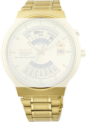 brazalete de acero inoxidable Orient KCDQBGG 20mm (para modelo FEU00), dorado