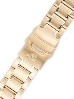 Brazalete de acero inoxidable Orient KDDQJAA 22mm (para el modelo FEU07), dorado