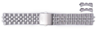 Brazalete de acero inoxidable Orient KDDQVSS (para model CTT0H), plateado