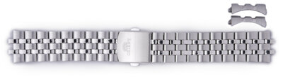 brazalete de acero inoxidable Orient KDEHUSS 22mm (para modelo EM7G), plateado